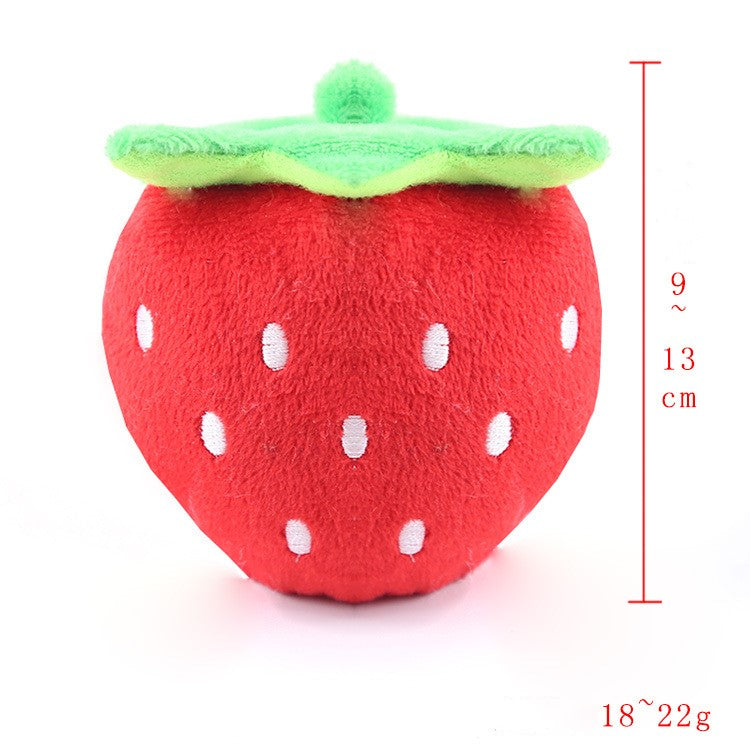 Dog Toy Plushies - Fruits, Vegetables and More